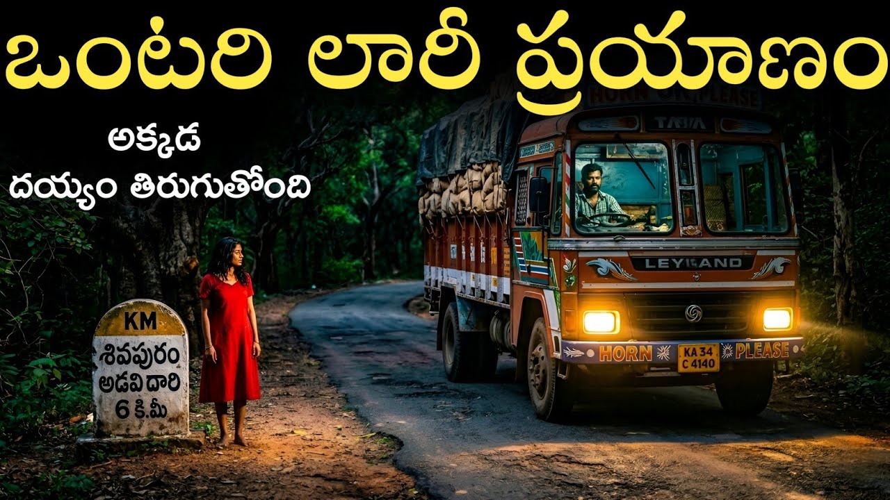 ఒంటరి లారీ ప్రయాణం | దయ్యం తిరుగుతోంది 😱 | Telugu Horror Stories | Real Ghost Experience ఒంటరి లారీ ప్రయాణం | దయ్యం తిరుగుతోంది 😱 | Telugu Horror Stories | Real Ghost Experience