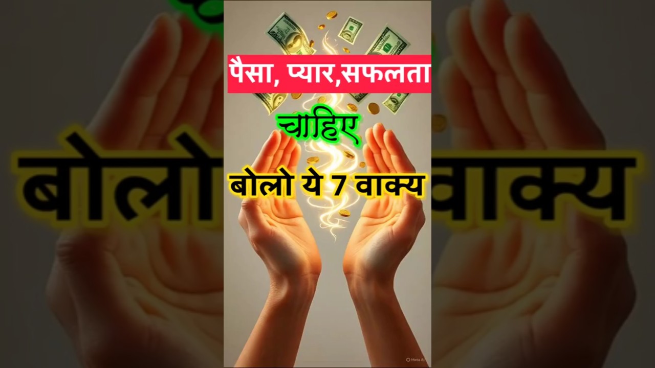 “पैसा, प्यार और सफलता चाहिए?💰 रोज़ बोलो | 7 Powerful Affirmations #motivation #universe #shorts “पैसा, प्यार और सफलता चाहिए?💰 रोज़ बोलो | 7 Powerful Affirmations #motivation #universe #shorts