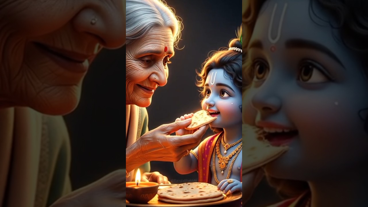 গরিব বৃদ্ধার ঘরে কৃষ্ণের অলৌকিক আগমন 🙏✨ | Emotional Krishna Story #ai #youtubeshorts #Krishna গরিব বৃদ্ধার ঘরে কৃষ্ণের অলৌকিক আগমন 🙏✨ | Emotional Krishna Story #ai #youtubeshorts #Krishna