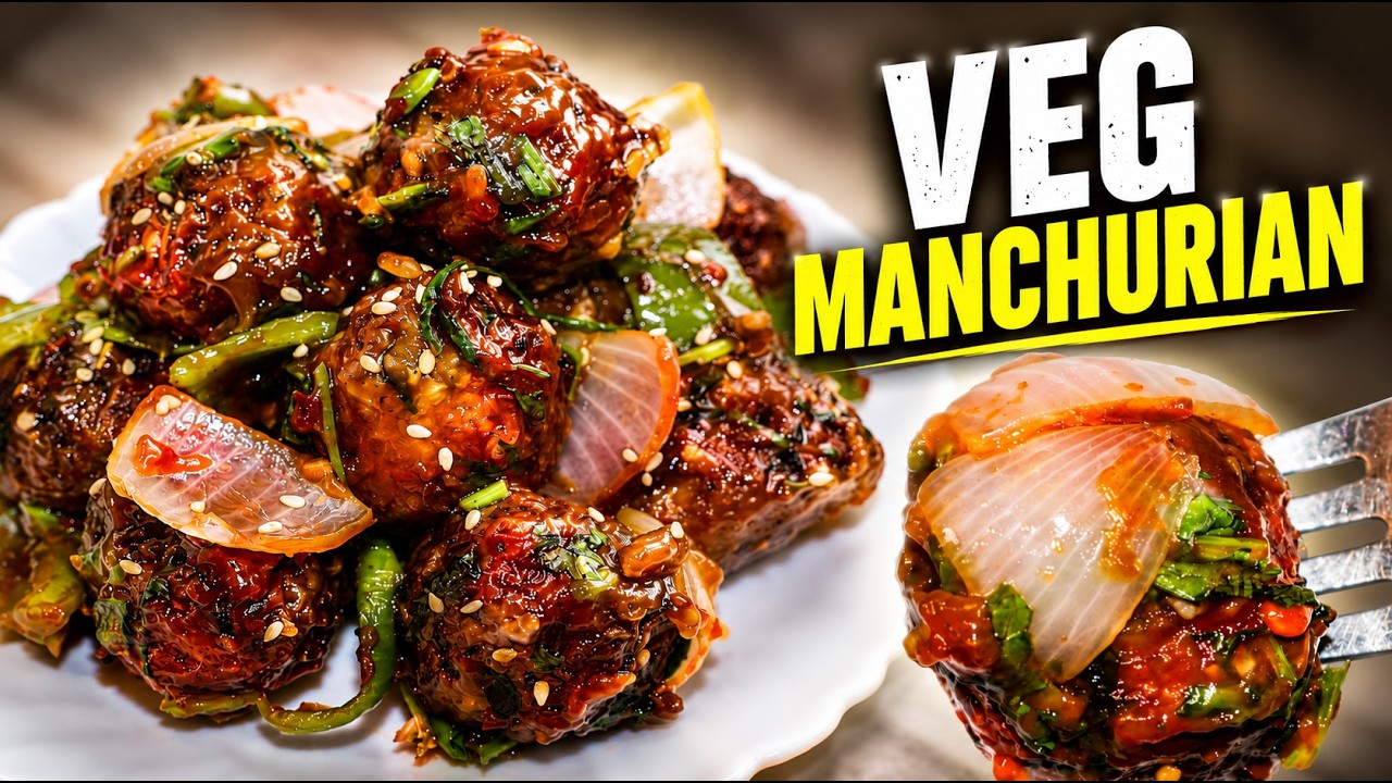 Veg Ball Manchurian with Paneer | Veg Manchurian Recipe | Restaurant Style Chinese Starter Veg Ball Manchurian with Paneer | Veg Manchurian Recipe | Restaurant Style Chinese Starter