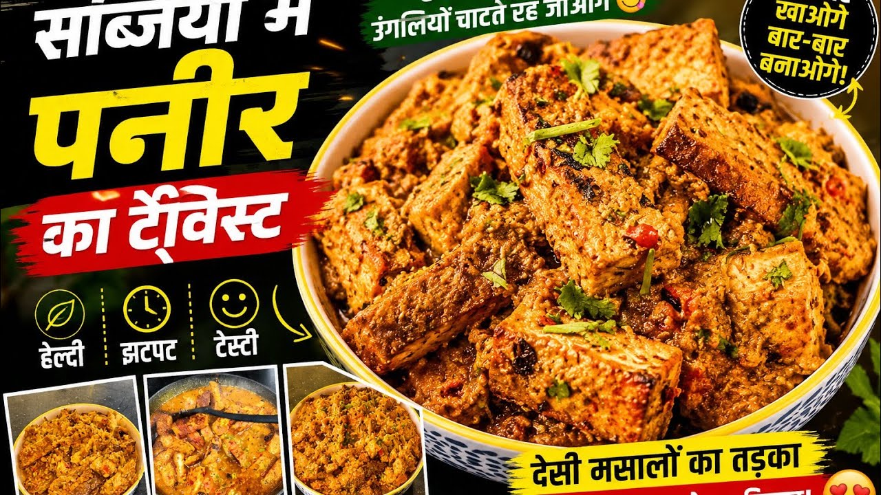 साधारण सब्जियों का शानदार पनीर मेकओवर 🥗🧀Healthy Paneer Veg Curry | आसान और स्वादिष्ट😋 साधारण सब्जियों का शानदार पनीर मेकओवर 🥗🧀Healthy Paneer Veg Curry | आसान और स्वादिष्ट😋