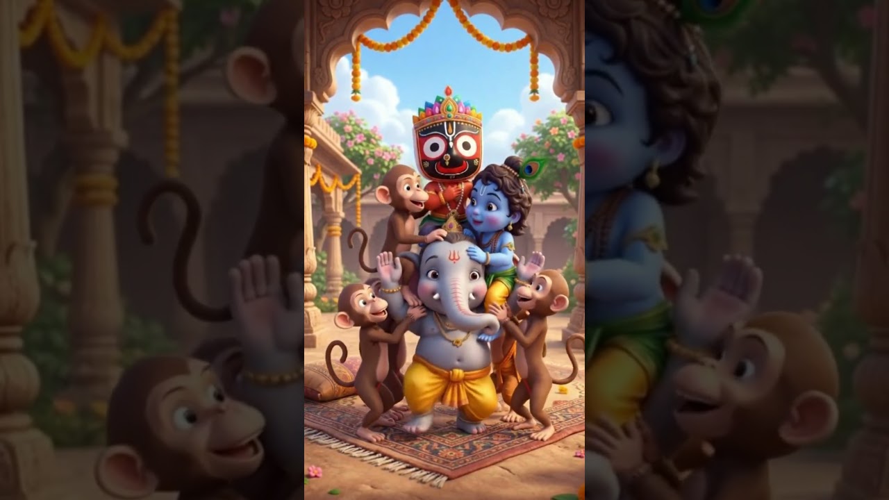 Jagannath krishna |गणेश कृष्णा जगन्नाथ जी का खेल | #shorts #JaiJagannath #RadhaKrishna #GanpatiBappa Jagannath krishna |गणेश कृष्णा जगन्नाथ जी का खेल | #shorts #JaiJagannath #RadhaKrishna #GanpatiBappa