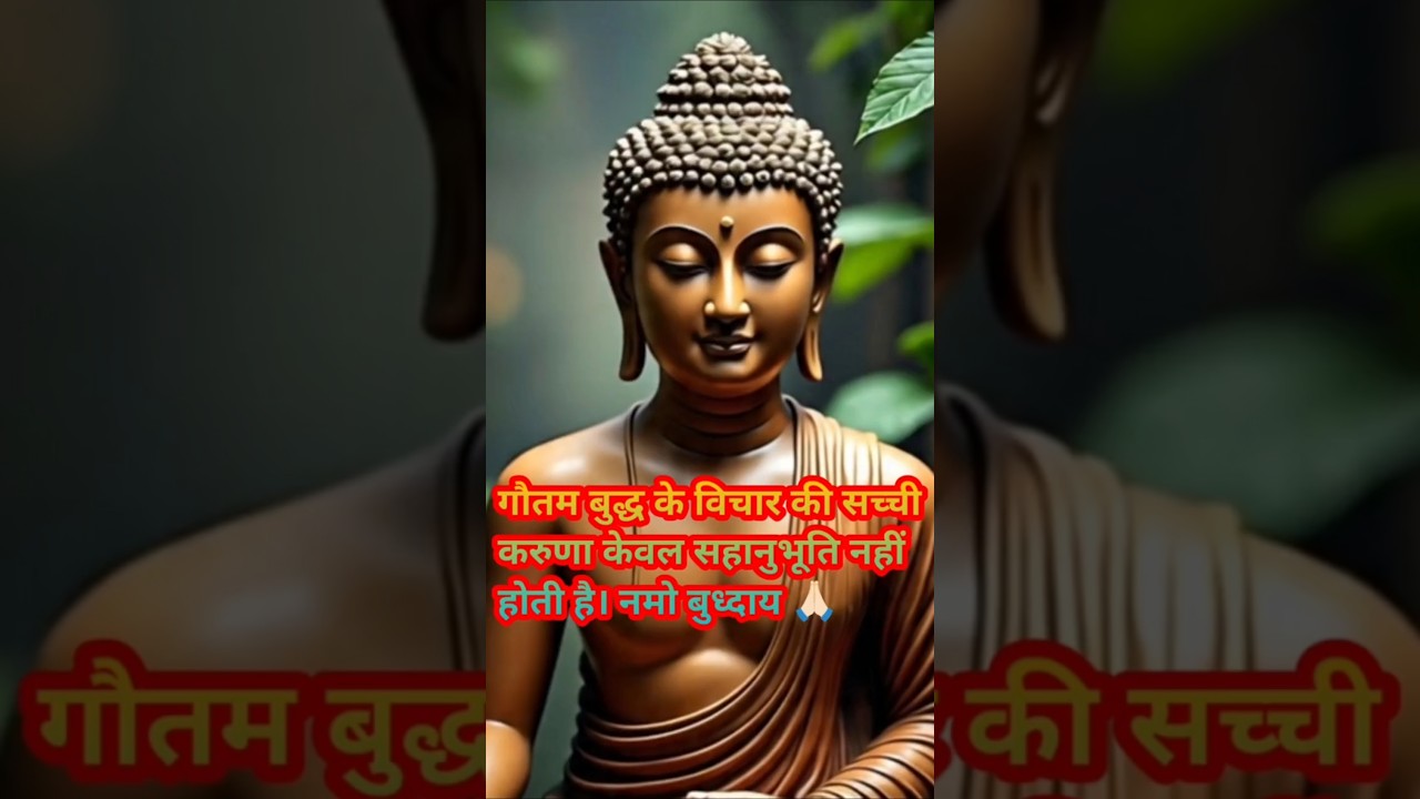 गौतम बुद्ध के विचार की सच्ची करूणा केवल केवल महानुभूति नहीं होती | positivevibes #हर दिन एक सीख गौतम बुद्ध के विचार की सच्ची करूणा केवल केवल महानुभूति नहीं होती | positivevibes #हर दिन एक सीख