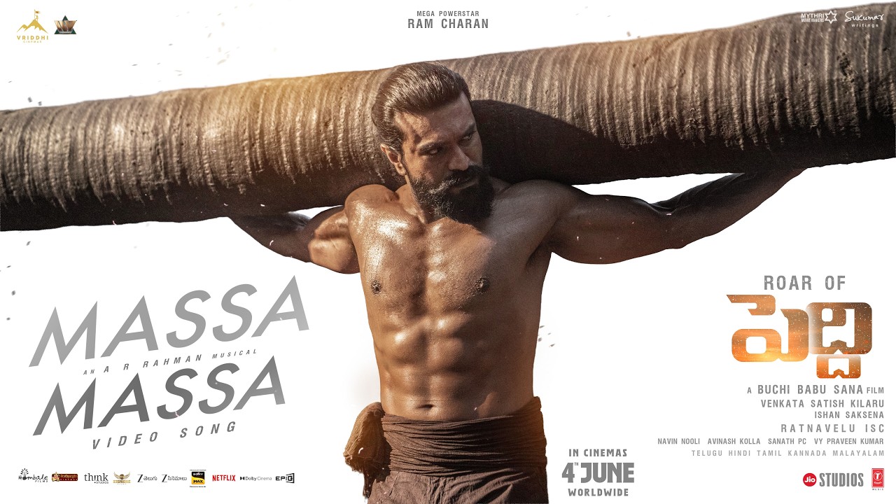 Massa Massa Video Song | Peddi | Ram Charan | Buchi Babu | Janhvi | AR Rahman | Vishal Mishra Massa Massa Video Song | Peddi | Ram Charan | Buchi Babu | Janhvi | AR Rahman | Vishal Mishra