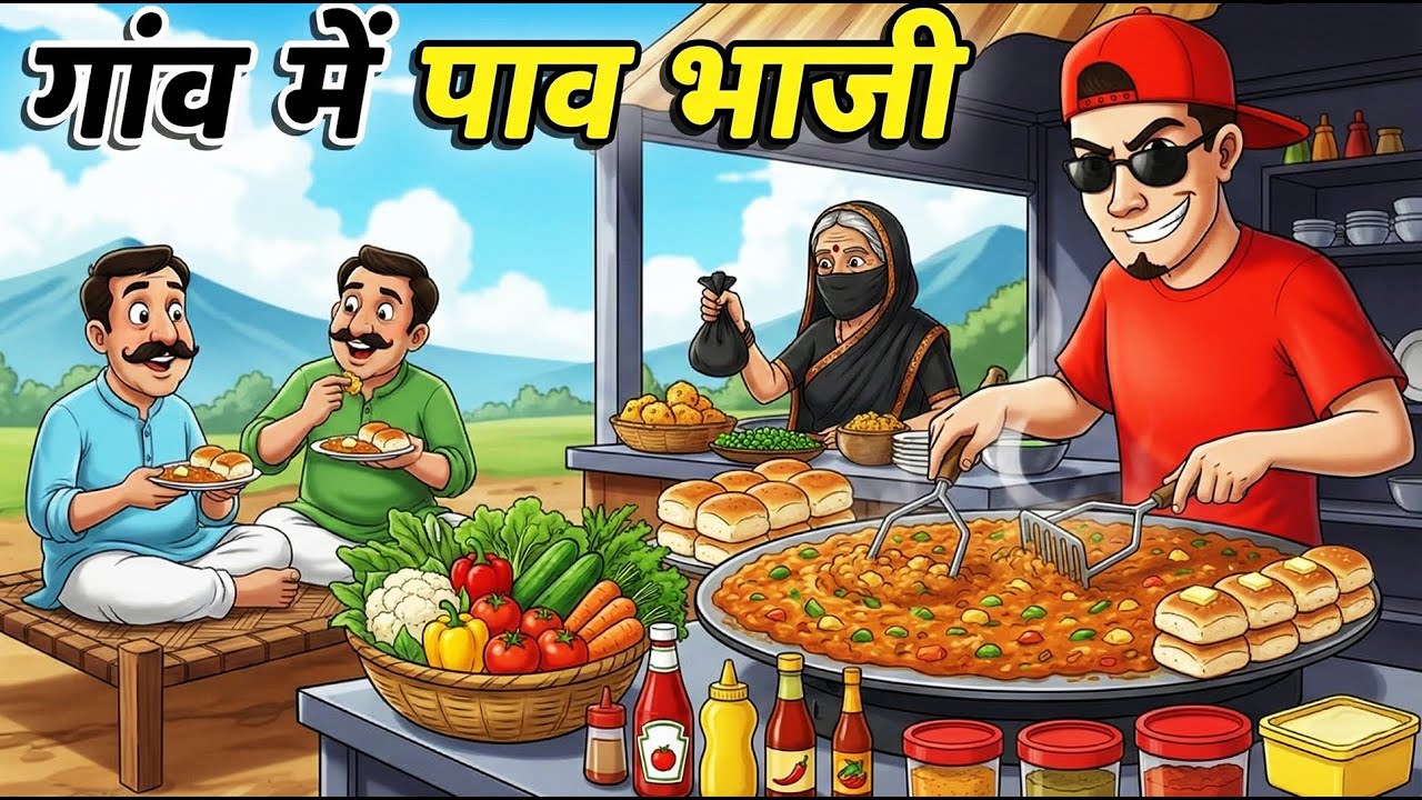 गांव का पाव भाजी GAON KA PAV BHAJI | HINDI KAHANIYA | CARTOON STORY | HINDI STORIES | LALCHI KAHANI गांव का पाव भाजी GAON KA PAV BHAJI | HINDI KAHANIYA | CARTOON STORY | HINDI STORIES | LALCHI KAHANI