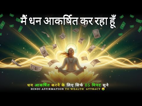 मेरी ओर धन आकर्षित हो रहा है | Money Manifestation Meditation in Hindi | Daily Wealth Affirmations मेरी ओर धन आकर्षित हो रहा है | Money Manifestation Meditation in Hindi | Daily Wealth Affirmations