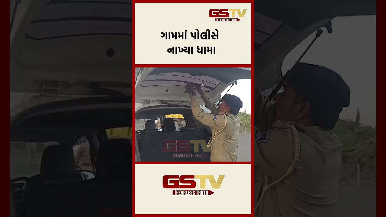 ગામમાં પોલીસે નાખ્યા ધામા ગામમાં પોલીસે નાખ્યા ધામા