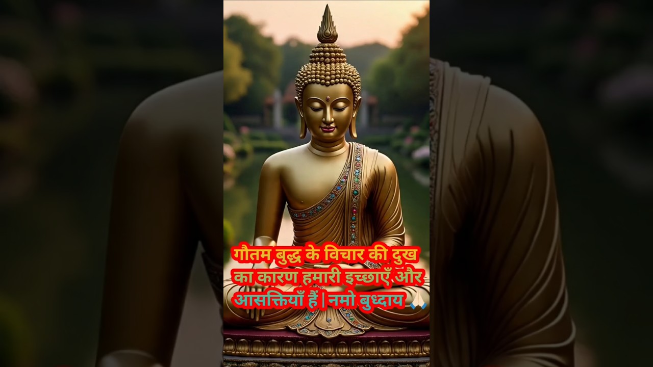 गौतम बुद्ध के विचार की दुख का कारण हमारी इच्छाएँ और आसक्तियाँ हैं | #motivational #हर दिन एक सीख गौतम बुद्ध के विचार की दुख का कारण हमारी इच्छाएँ और आसक्तियाँ हैं | #motivational #हर दिन एक सीख