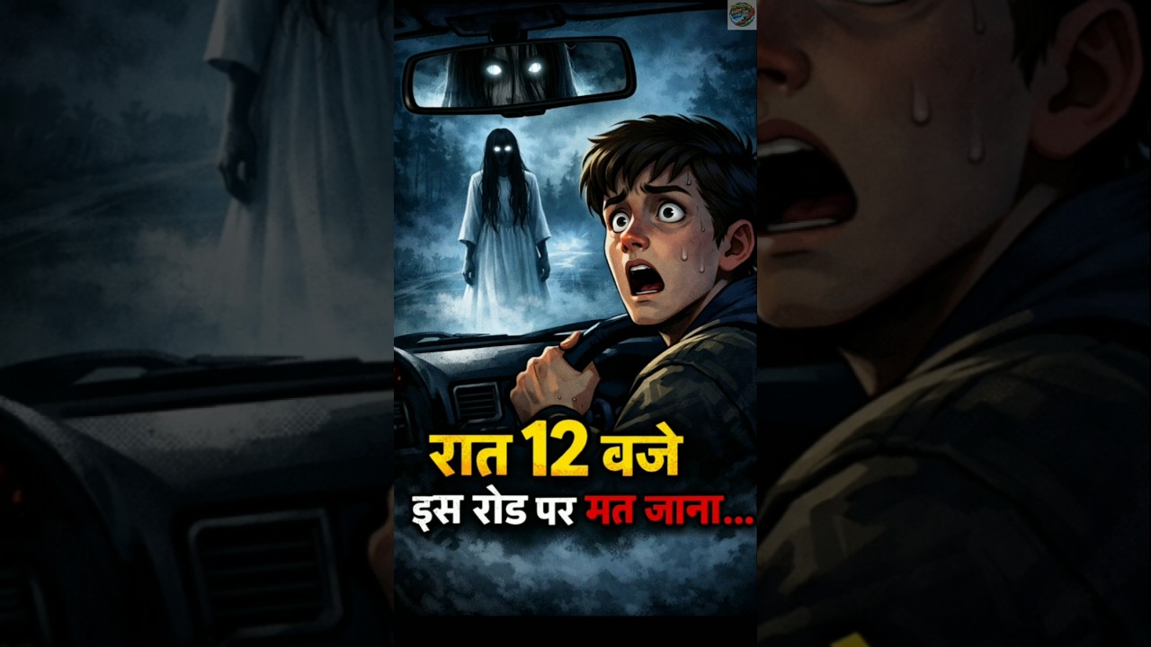 रात 12 बजे इस रोड पर मत जाना… #HorrorStory #HauntedRoad # viralhorrorshorts रात 12 बजे इस रोड पर मत जाना… #HorrorStory #HauntedRoad # viralhorrorshorts