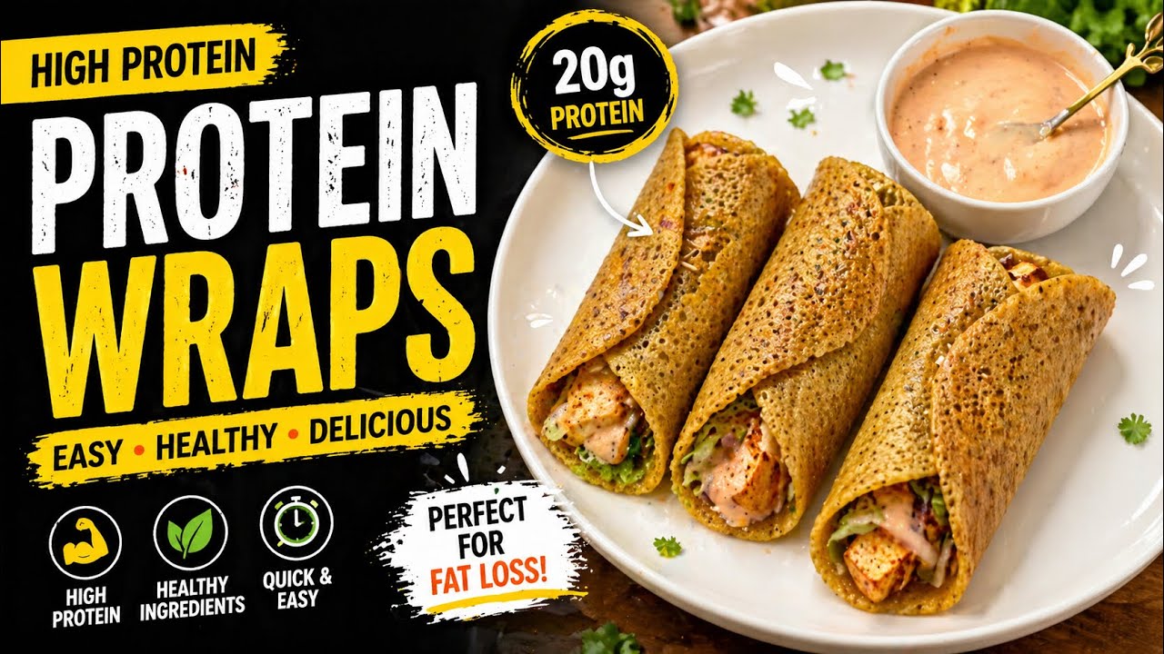 Weight Loss Protein Wrap | Quick & Easy Veg Recipe @irfanakitchendiary Weight Loss Protein Wrap | Quick & Easy Veg Recipe @irfanakitchendiary