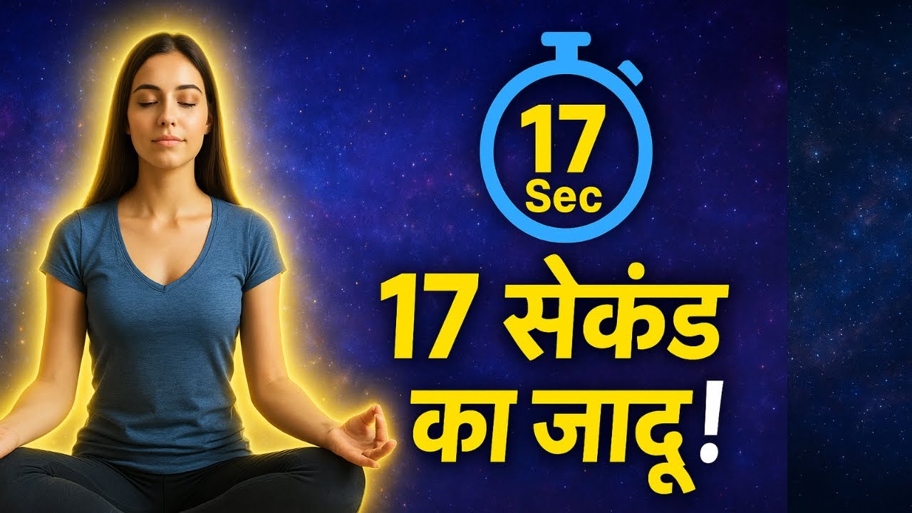 सिर्फ़ 17 सेकंड में अपनी इच्छा पूरी करें | 17 Seconds Manifestation Law of Attraction सिर्फ़ 17 सेकंड में अपनी इच्छा पूरी करें | 17 Seconds Manifestation Law of Attraction