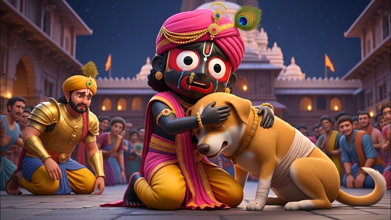 एक कुत्ते के लिए 3 दिन भूखे रहे जगन्नाथ जी! | Lord Jagannath & Dog Story | Hindi Animated Story एक कुत्ते के लिए 3 दिन भूखे रहे जगन्नाथ जी! | Lord Jagannath & Dog Story | Hindi Animated Story