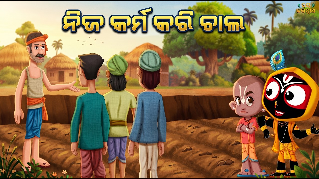 ନିଜ କର୍ମ କରିଚାଲ | Jay Jagannath | Official Odia Animated Series | EPISODE-077 ନିଜ କର୍ମ କରିଚାଲ | Jay Jagannath | Official Odia Animated Series | EPISODE-077