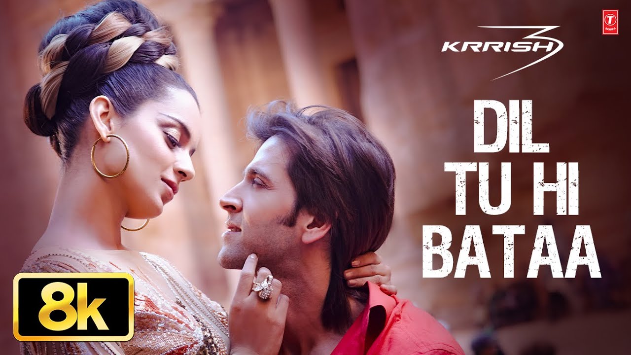 Dil Tu Hi Bataa 8K Full Video Song | Zubeen Garg | Hrithik Roshan, Kangana Ranaut | Krrish 3 Dil Tu Hi Bataa 8K Full Video Song | Zubeen Garg | Hrithik Roshan, Kangana Ranaut | Krrish 3