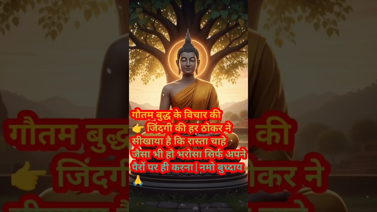 गौतम बुद्ध के विचार की भरोसा सिर्फ अपने पैरों पर ही करना | भाग 2 #shorts #ytshorts #हर दिन एक सीख गौतम बुद्ध के विचार की भरोसा सिर्फ अपने पैरों पर ही करना | भाग 2 #shorts #ytshorts #हर दिन एक सीख