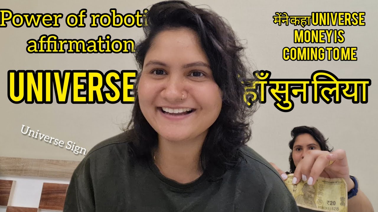 I Tried Robotic Affirmations for 7 Days | Universe Sign Manifestation Proof Law of Attraction Hindi I Tried Robotic Affirmations for 7 Days | Universe Sign Manifestation Proof Law of Attraction Hindi