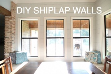 DIY Shiplap Wall To Your Home! DIY Shiplap Wall To Your Home!