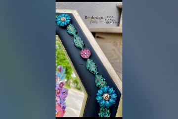 Thrifted Mirror Upcycle DIY | How to Use Clay Moulds to Accent Thrifted Decor Thrifted Mirror Upcycle DIY | How to Use Clay Moulds to Accent Thrifted Decor