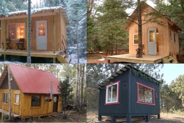 (4) Off Grid Cabins anyone can Build (4) Off Grid Cabins anyone can Build