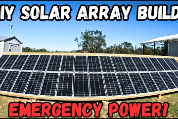 BIG Solar Array Build! Emergency Power! BIG Solar Array Build! Emergency Power!