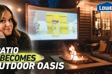 Transform your Patio into an Outdoor Oasis and Movie Theater Transform your Patio into an Outdoor Oasis and Movie Theater