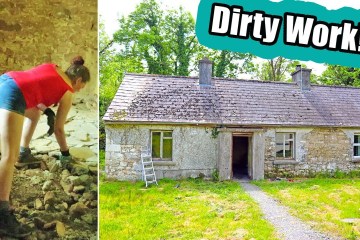 It's Getting HOT n' HEAVY! - Our Derelict IRISH COTTAGE Renovation) It's Getting HOT n' HEAVY! - Our Derelict IRISH COTTAGE Renovation)