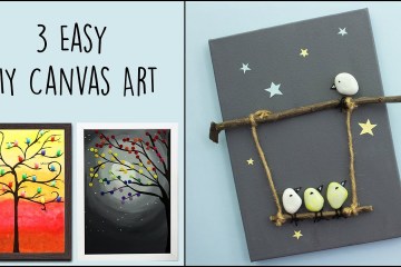 3 Easy DIY Canvas Art | Home Decor 3 Easy DIY Canvas Art | Home Decor