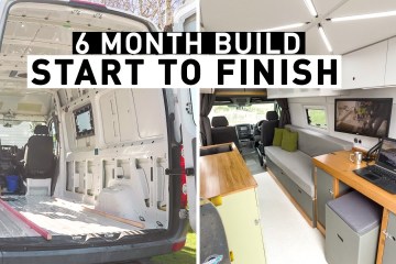 DIY Camper Van Build Reveal  DIY Camper Van Build Reveal