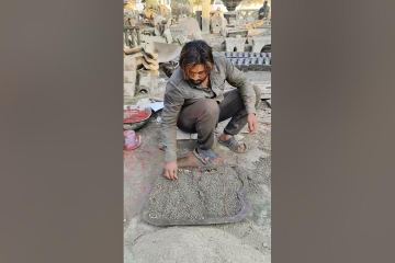 Stylish Footpath Tiles Making Stylish Footpath Tiles Making