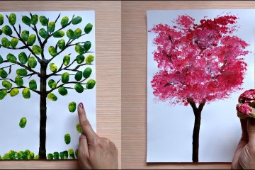 DIY Hand Painted Romantic Tree Decor Tutorial | Paint with ME DIY Hand Painted Romantic Tree Decor Tutorial | Paint with ME
