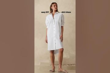 20 minute easy DIY shirt dress! 20 minute easy DIY shirt dress!