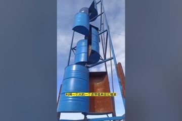 Homemade wind turbine generator, what a genius guy!! Homemade wind turbine generator, what a genius guy!!