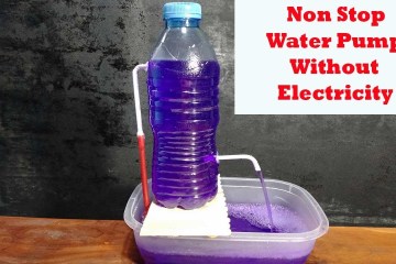 Non stop Water Pump without electricity Using Plastic Bottled DIY Non stop Water Pump without electricity Using Plastic Bottled DIY