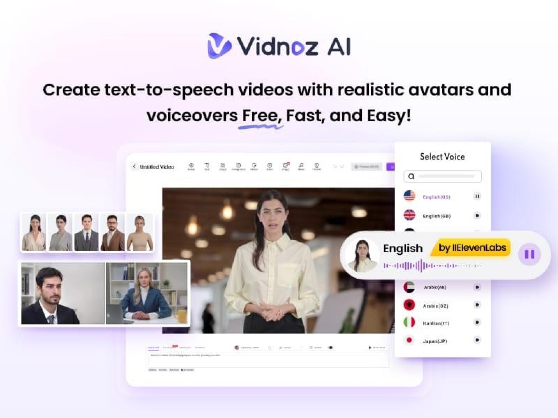 Imagine Saving 80% on Video Production? Vidnoz AI Makes it a Reality. Imagine Saving 80% on Video Production? Vidnoz AI Makes it a Reality.