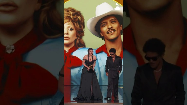Lady Gaga Praises Bruno Mars as They Win at the 2025 Grammys Lady Gaga Praises Bruno Mars as They Win at the 2025 Grammys
