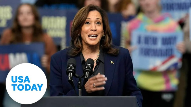 Kamala Harris Jokes at Rally Hecklers: “I Think You Meant to Go to the Smaller One” Kamala Harris Jokes at Rally Hecklers: “I Think You Meant to Go to the Smaller One”