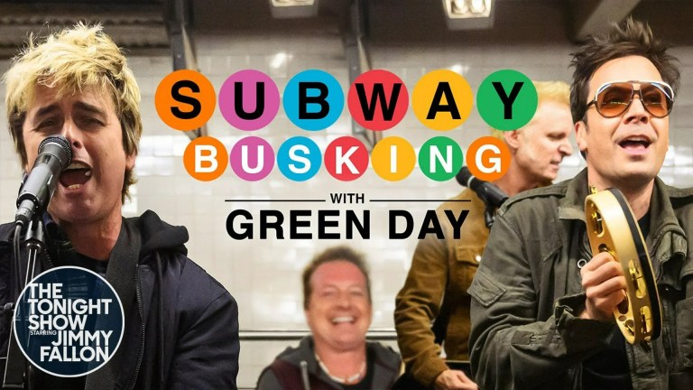 Watch Green Day Busk in the New York City Subway on ‘Fallon’ Watch Green Day Busk in the New York City Subway on ‘Fallon’