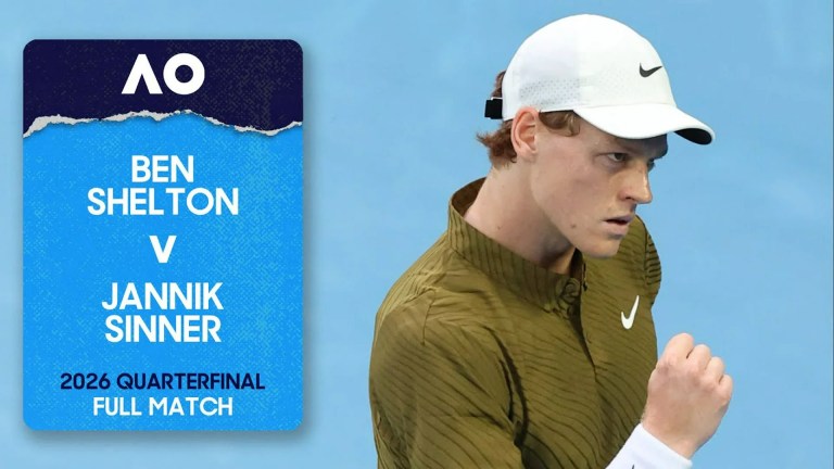 Sinner vs. Shelton Replay: How to Watch the 2026 Australian Open Match Sinner vs. Shelton Replay: How to Watch the 2026 Australian Open Match