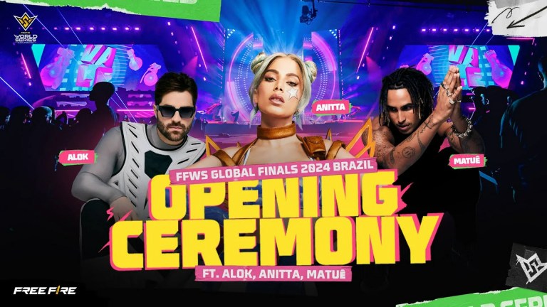 Anitta, Alok e Matuê se apresentam na abertura do Mundial de Free Fire 2024 Anitta, Alok e Matuê se apresentam na abertura do Mundial de Free Fire 2024