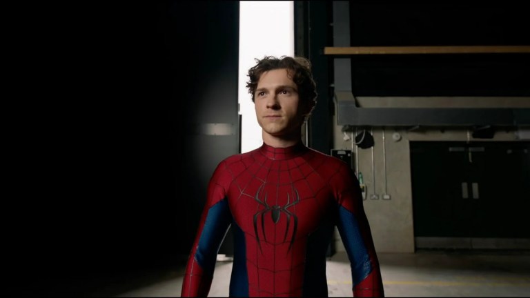 Tom Holland Shows Off Spider-Man’s New Suit in a Brand New Day Set Video Tom Holland Shows Off Spider-Man’s New Suit in a Brand New Day Set Video