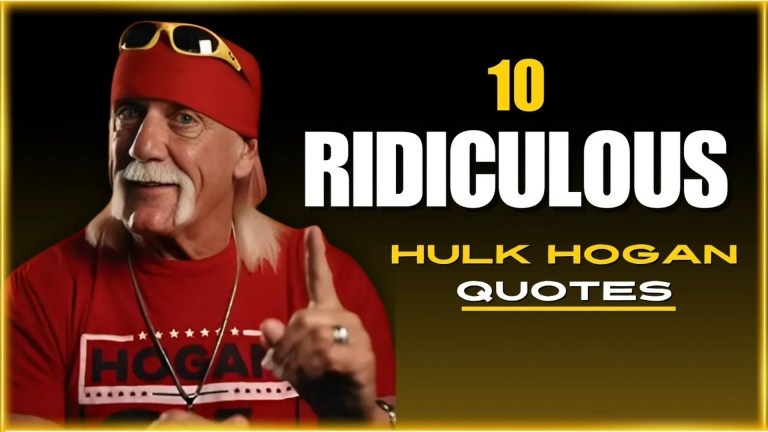 Ridiculous Hulk Hogan Quotes We Can’t Help but Laugh At Ridiculous Hulk Hogan Quotes We Can’t Help but Laugh At