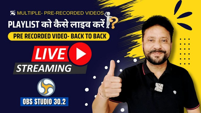 India mein YouTube par video playlist ko live stream kaise kare India mein YouTube par video playlist ko live stream kaise kare