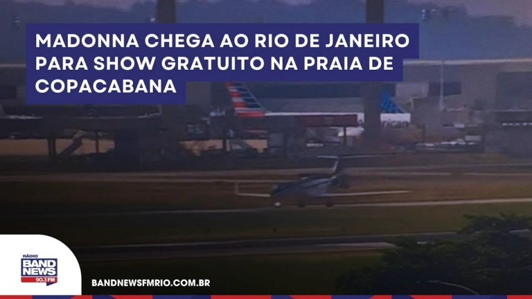 Madonna no Brasil: quando a cantora chegou ao Rio para o show em Copacabana Madonna no Brasil: quando a cantora chegou ao Rio para o show em Copacabana