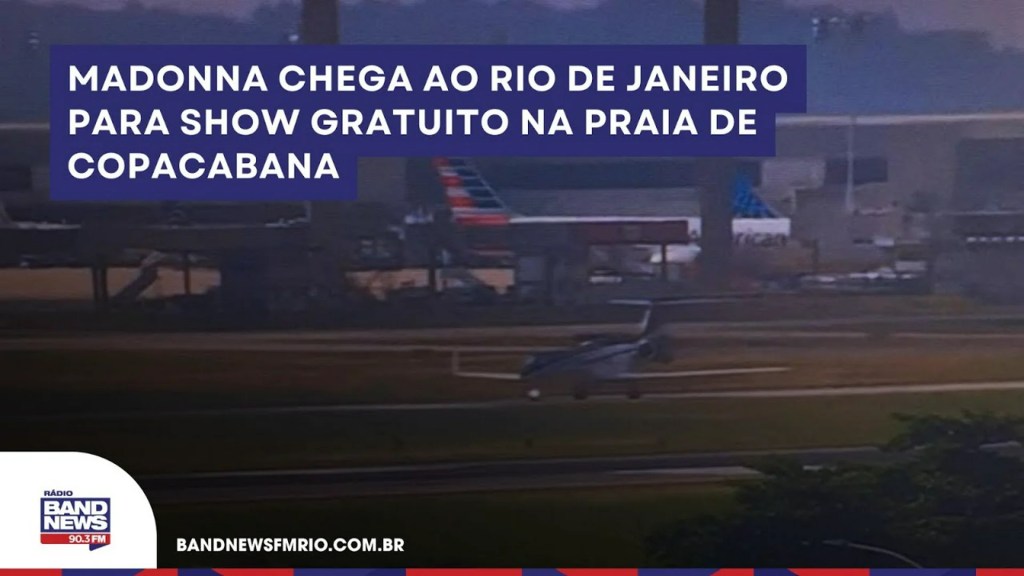Madonna no Brasil: quando a cantora chegou ao Rio para o show em Copacabana Madonna no Brasil: quando a cantora chegou ao Rio para o show em Copacabana