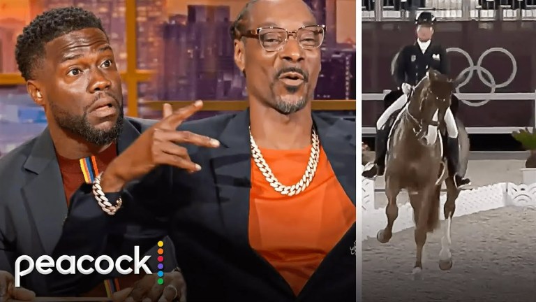 See Snoop Dogg, Kevin Hart Hilariously Recap Olympics Equestrian Event See Snoop Dogg, Kevin Hart Hilariously Recap Olympics Equestrian Event