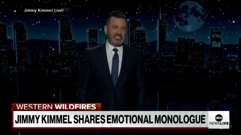 Jimmy Kimmel’s Emotional Monologue on the January 2025 L.A. Wildfires Jimmy Kimmel’s Emotional Monologue on the January 2025 L.A. Wildfires