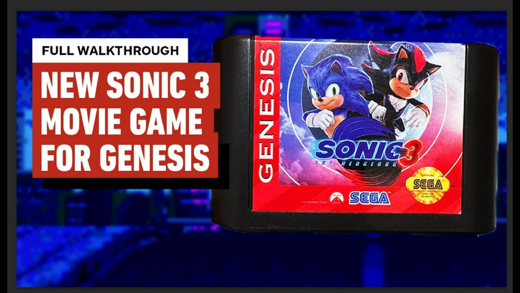 Sonic the Hedgehog 3 Got a Playable Genesis Promotional Cartridge Sonic the Hedgehog 3 Got a Playable Genesis Promotional Cartridge
