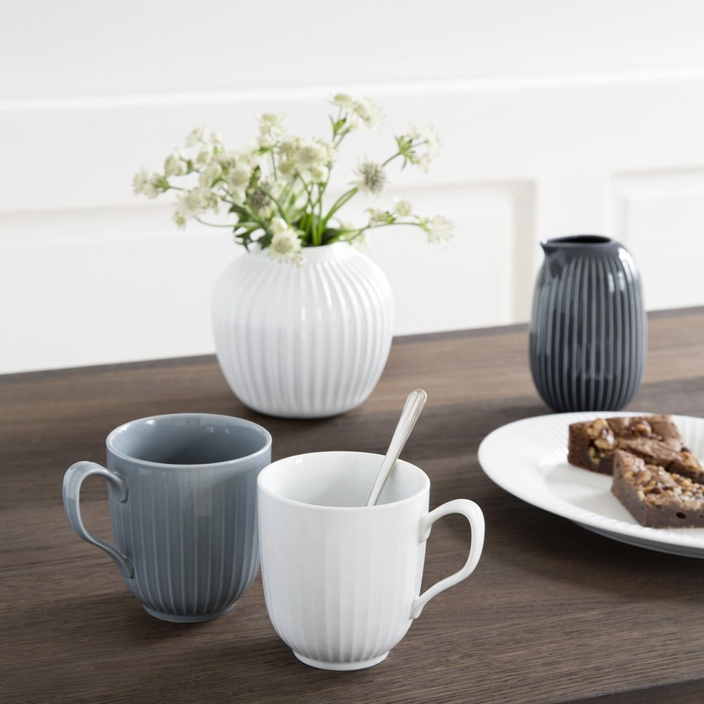 Antracitový porcelánový hrnek Kähler Design Hammershoi, 330 ml - Obrázek 2