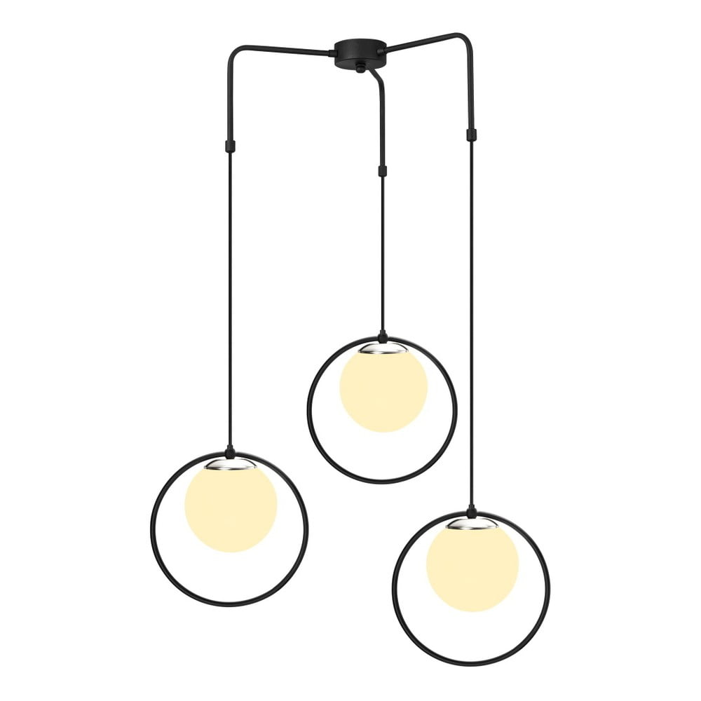 Černé kovové závěsné svítidlo Opviq lights Nazarios - Obrázek 2