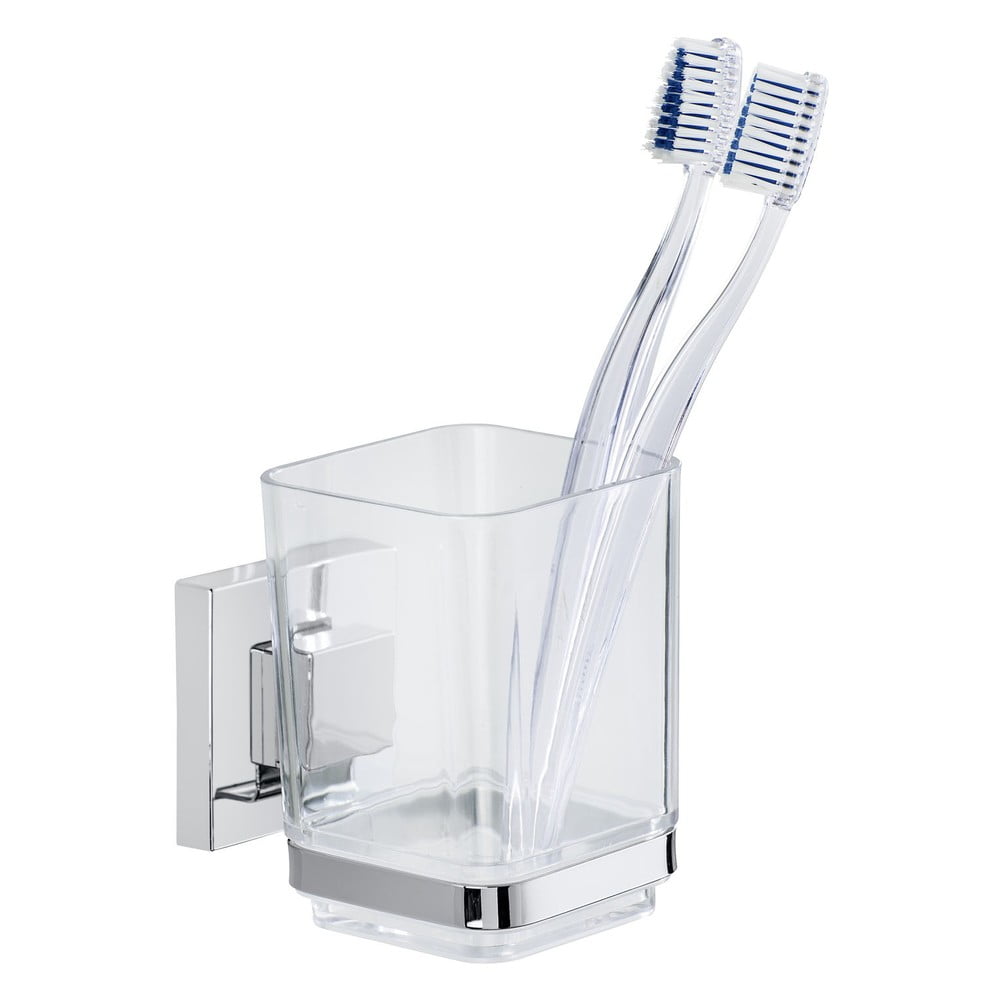 Samodržící dóza na kartáčky Wenko Vacuum-Loc, nosnost až 33 kg Samodržící dóza na kartáčky Wenko Vacuum-Loc, nosnost až 33 kg